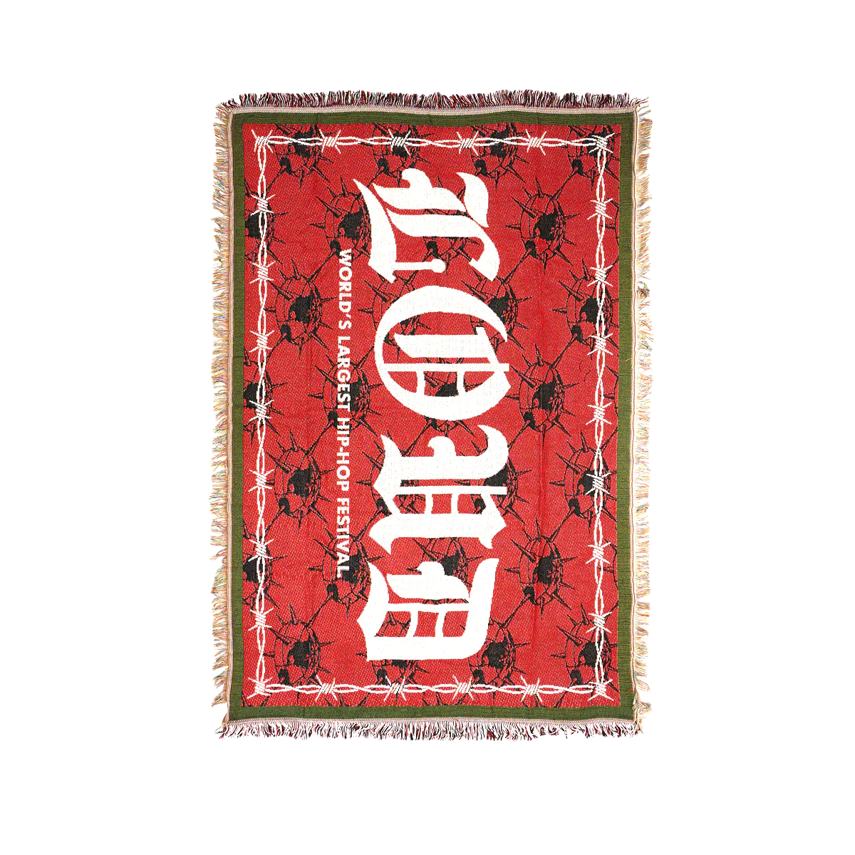 RL Barbed Wire Throw Blanket