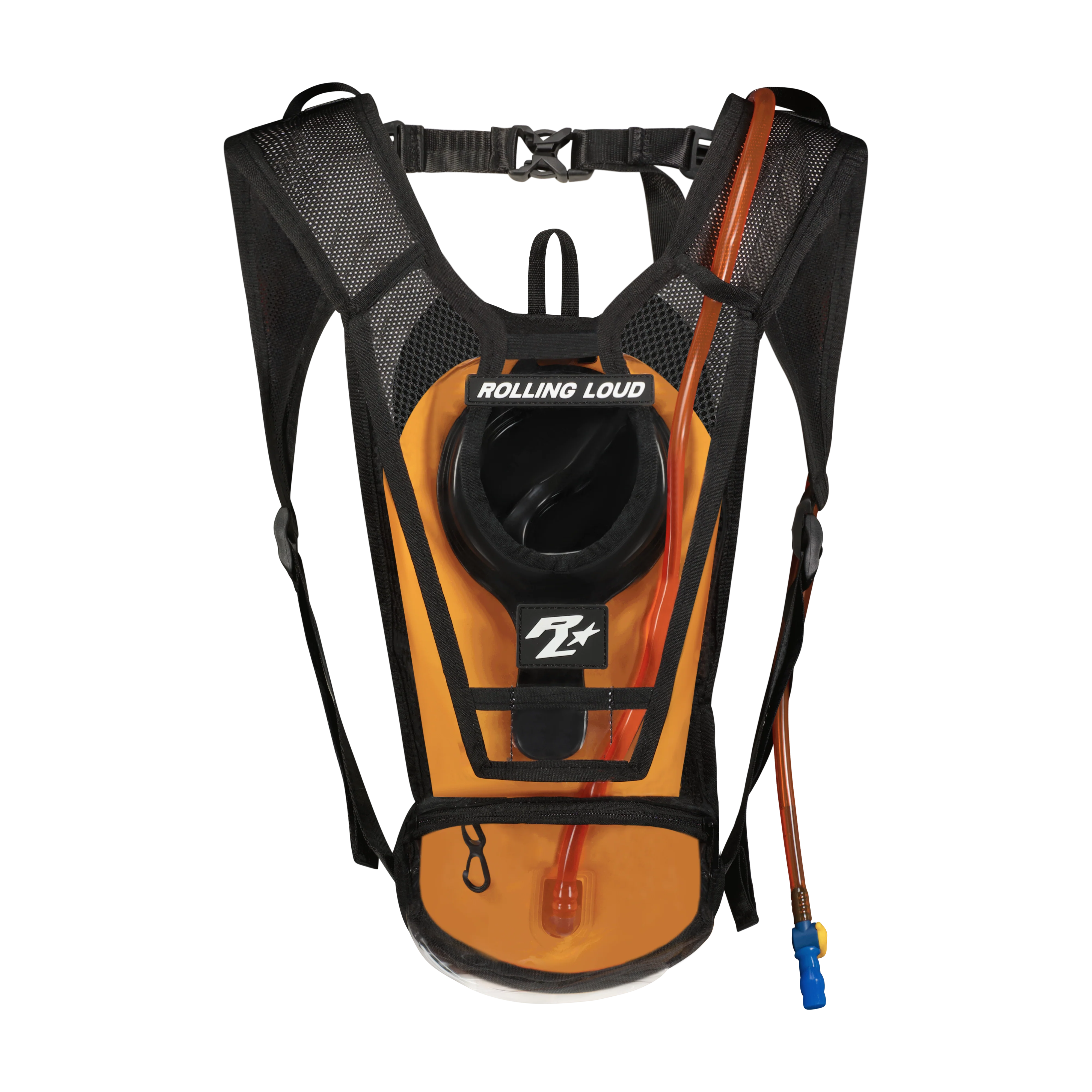 RL Clear Orange Hydration Backpack - Festival Approved