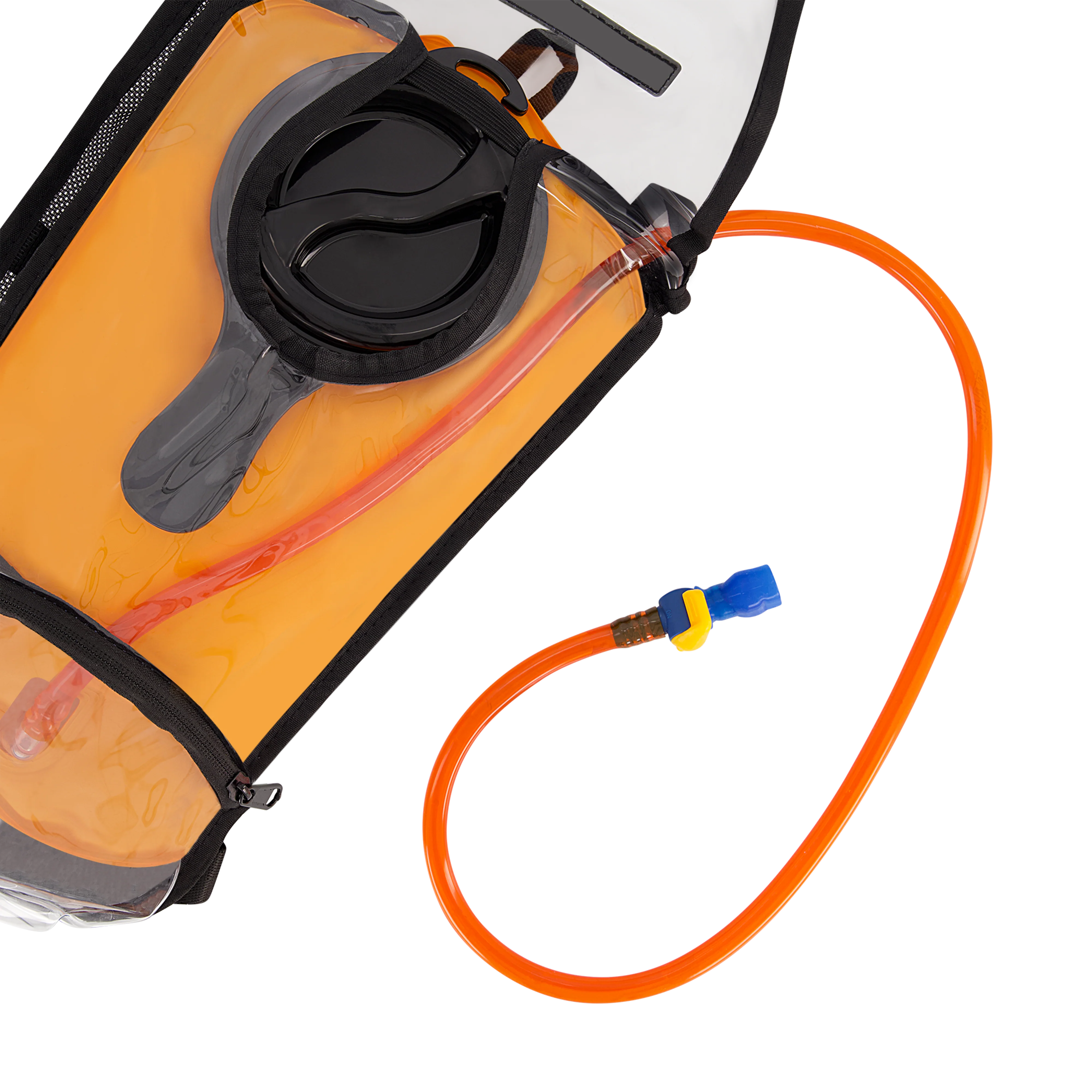 RL Clear Orange Hydration Backpack - Festival Approved - Image 3