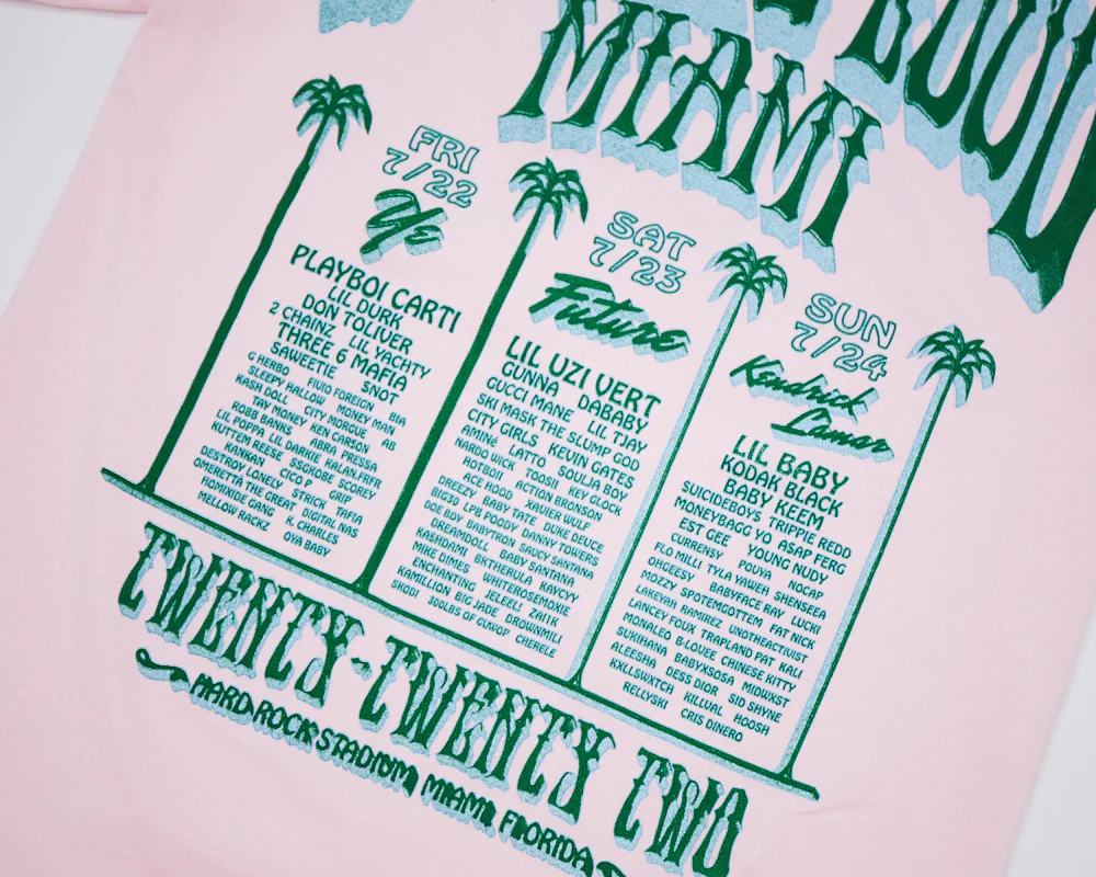 RL Palms T Shirt Pink Miami 22 - Image 4