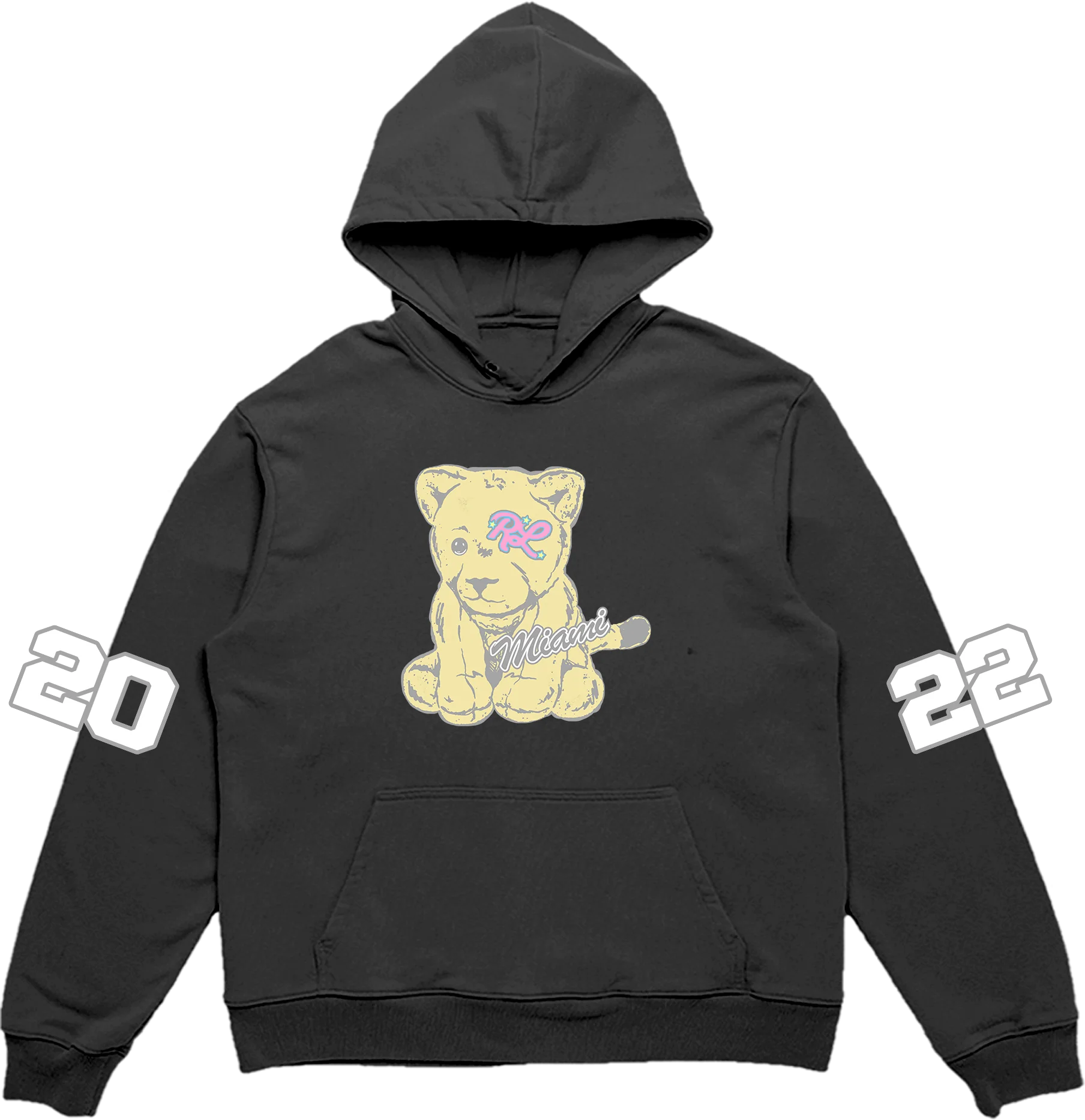 RL Panther Varsity Hoodie Black Miami 22'
