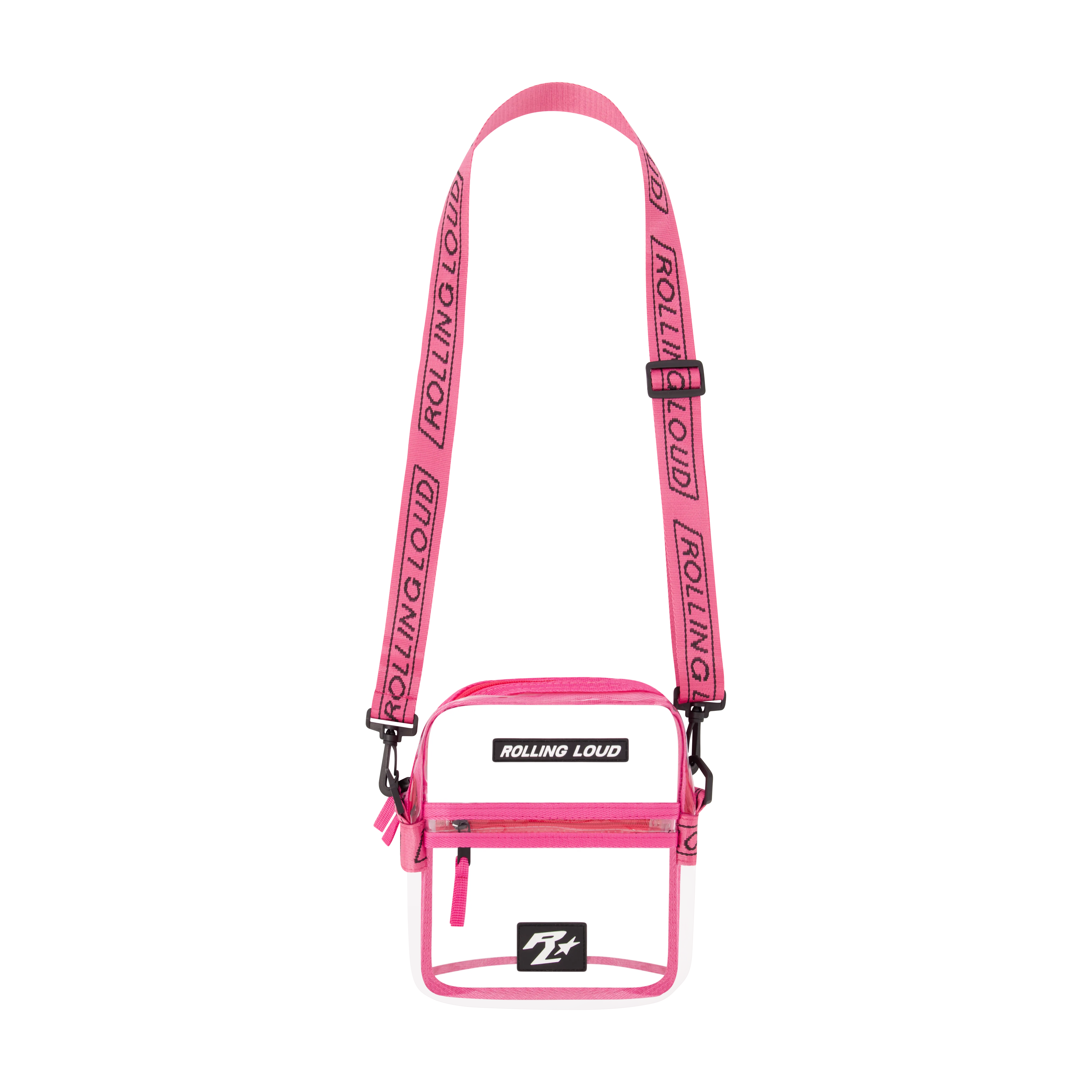 RL Pink Clear Shoulder Bag - Festival Approved