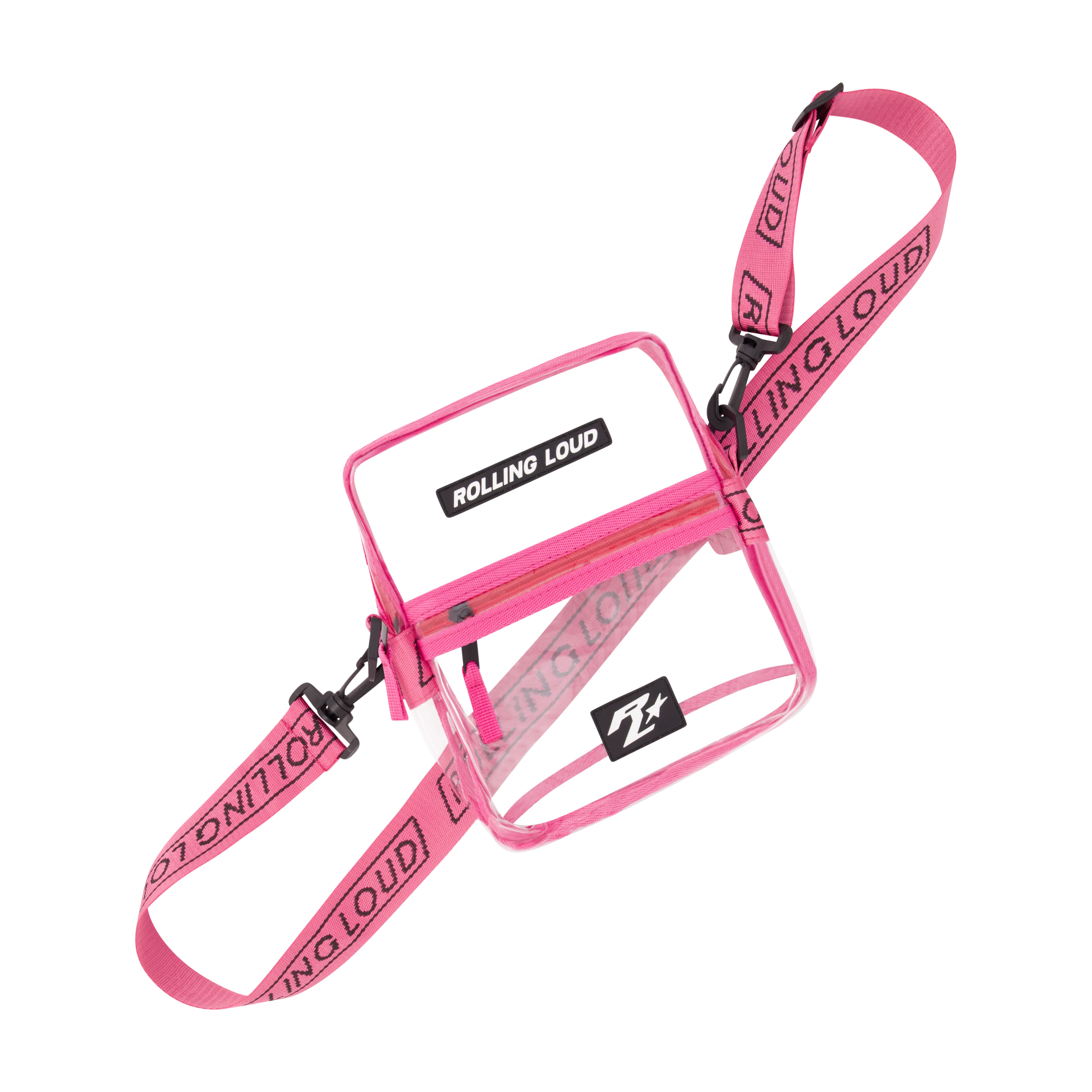 RL Pink Clear Shoulder Bag - Festival Approved - Image 2