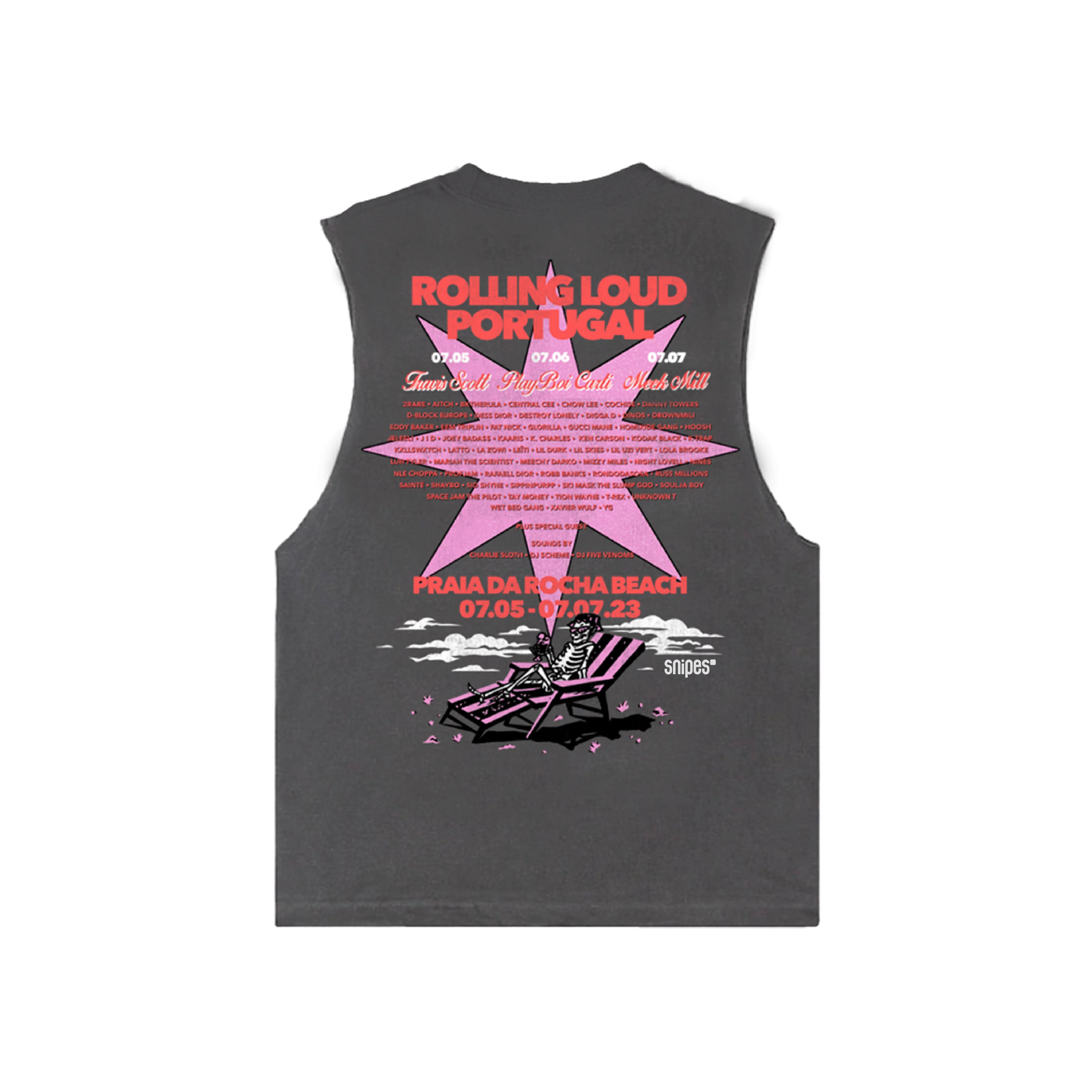 RL Portugal 23 Sunbath Vintage Black Lineup Sleeveless Tee
