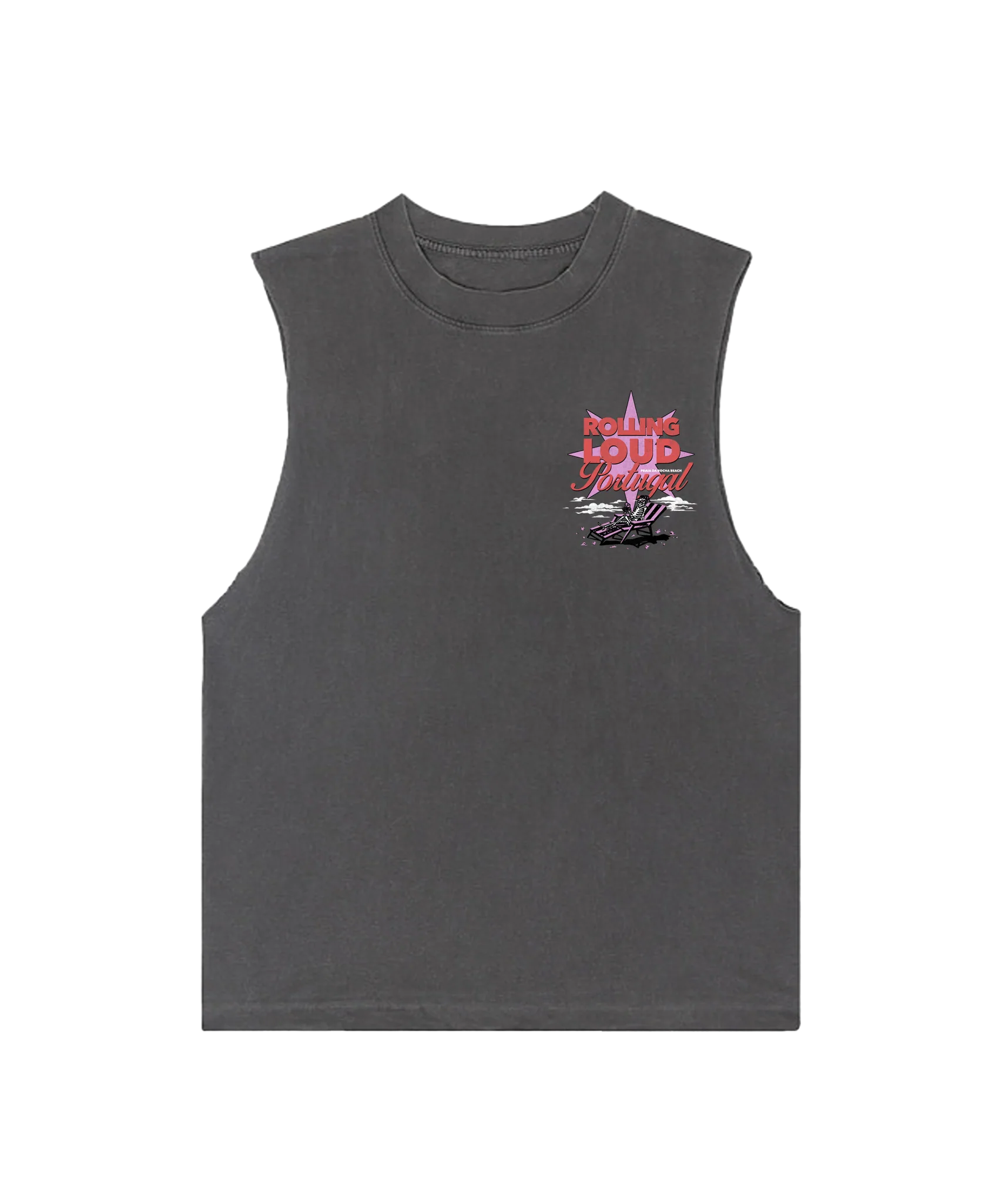 RL Portugal 23 Sunbath Vintage Black Lineup Sleeveless Tee - Image 2