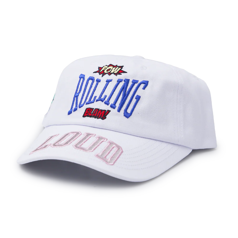 RL Pow Comics White Dad Hat