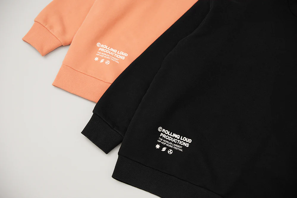 RL Productions Black French Terry Crewneck Sweatshirt - Image 4