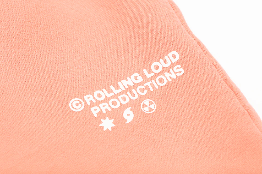 RL Productions Salmon French Terry Shorts - Image 3