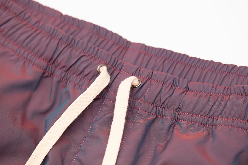 RL Productions Iridescent Chameleon Nylon Shorts - Miami 2021 - Image 4