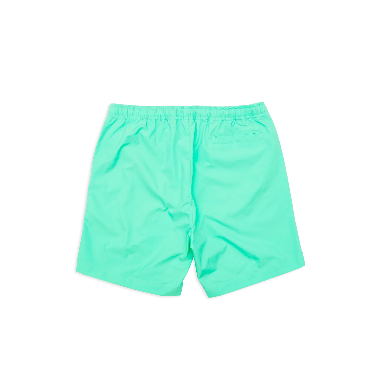 RL Productions Aqua Iridescent Nylon Shorts - Image 2