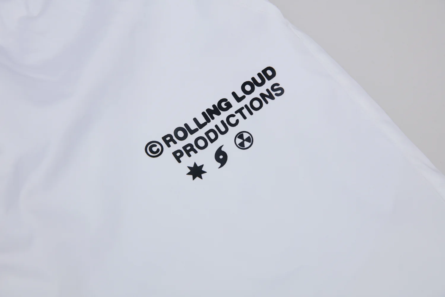 RL Productions Iridescent White Nylon Shorts - Image 2