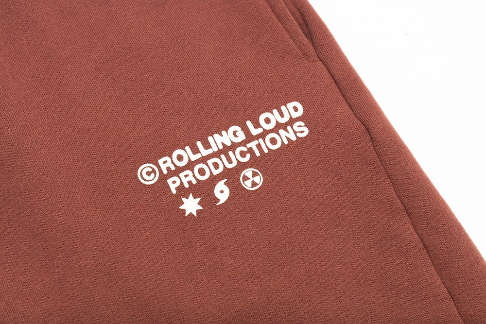 RL Productions Premium Terry Sweatpants Brown - Image 3