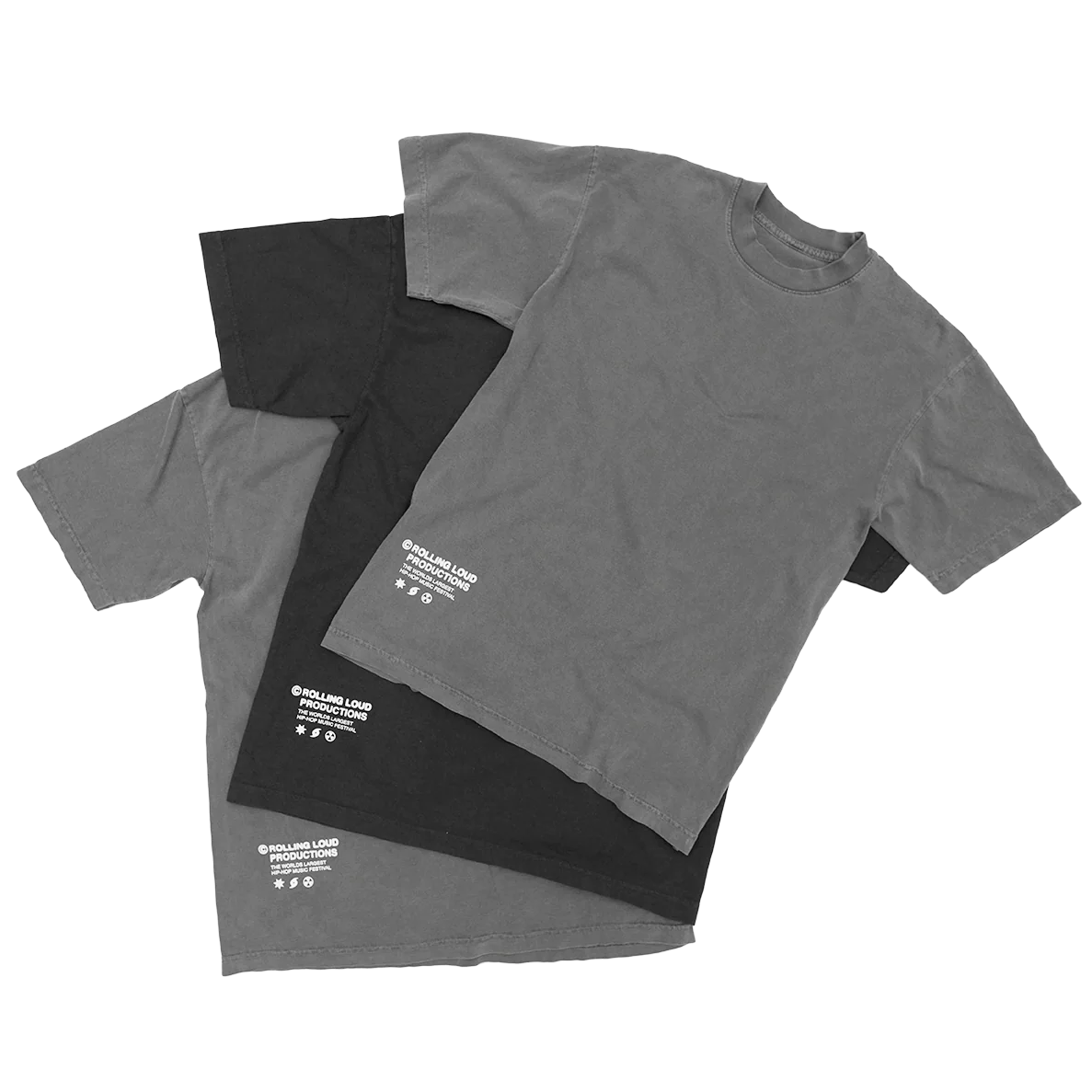 RL Productions Vintage Grey Tee - Image 4