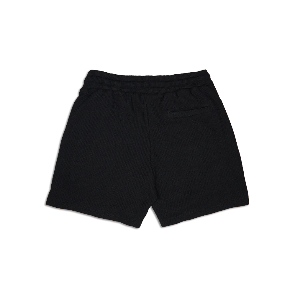 RL Productions Waffle Shorts Black - Image 2