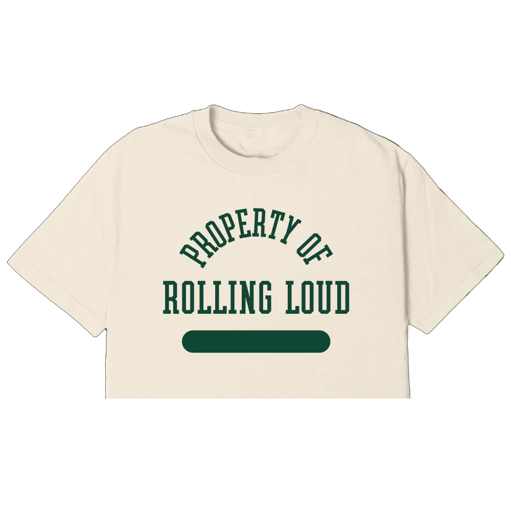RL Property Of Cream Crop Top