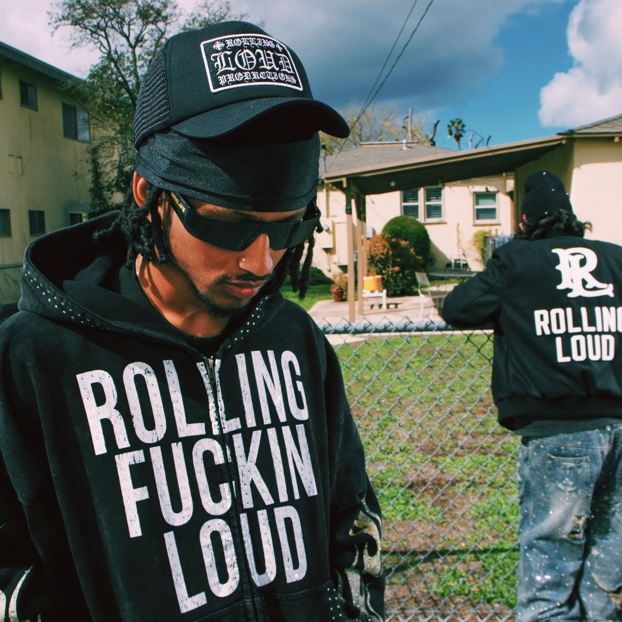 RL RFL Sunwashed Black Zip Hoodie - Image 7