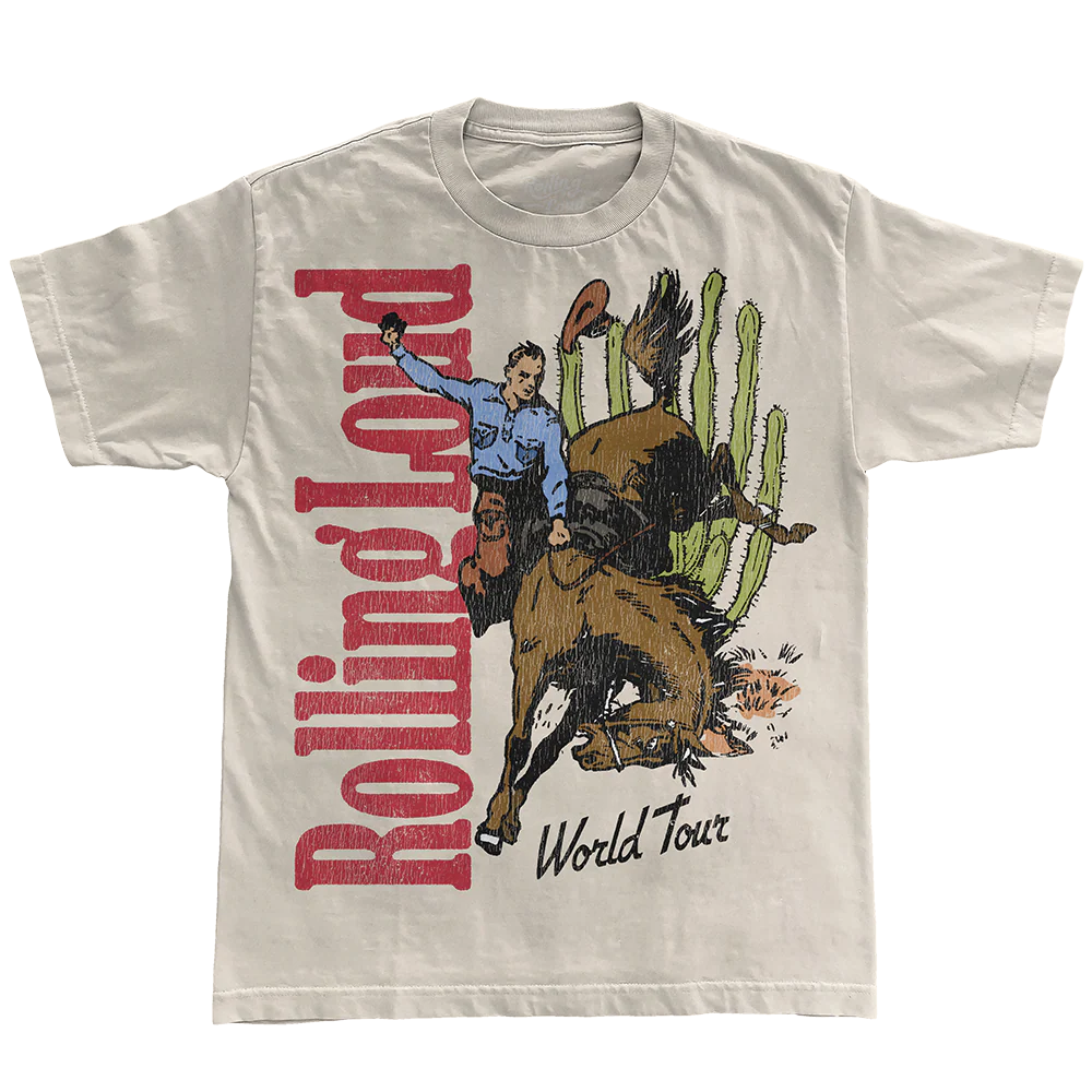 RL Rodeo World Tour Cream Tee