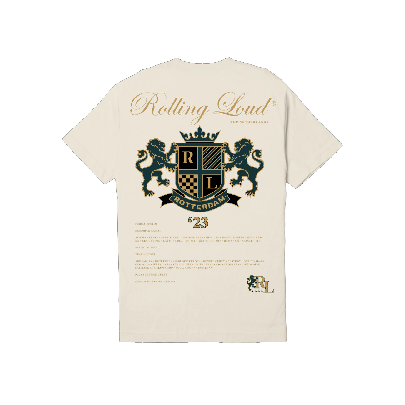 RL Rotterdam 23 Royalty Cream Lineup Tee