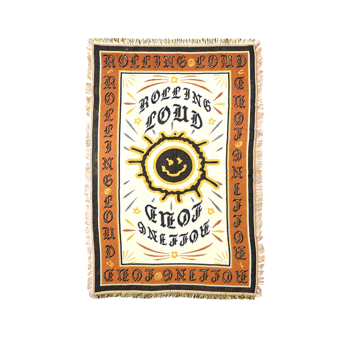 RL Smiley Throw Blanket