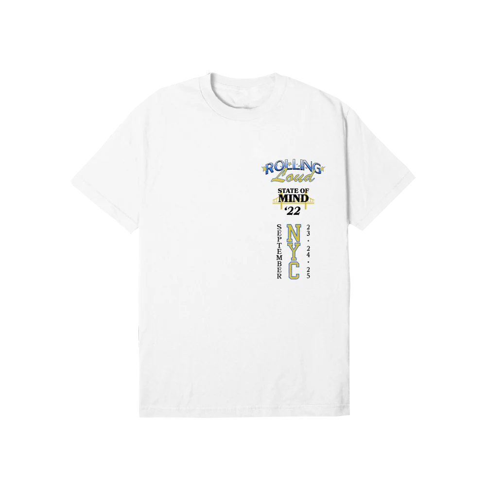 RL State Of Mind T Shirt White NYC 22 - Image 2