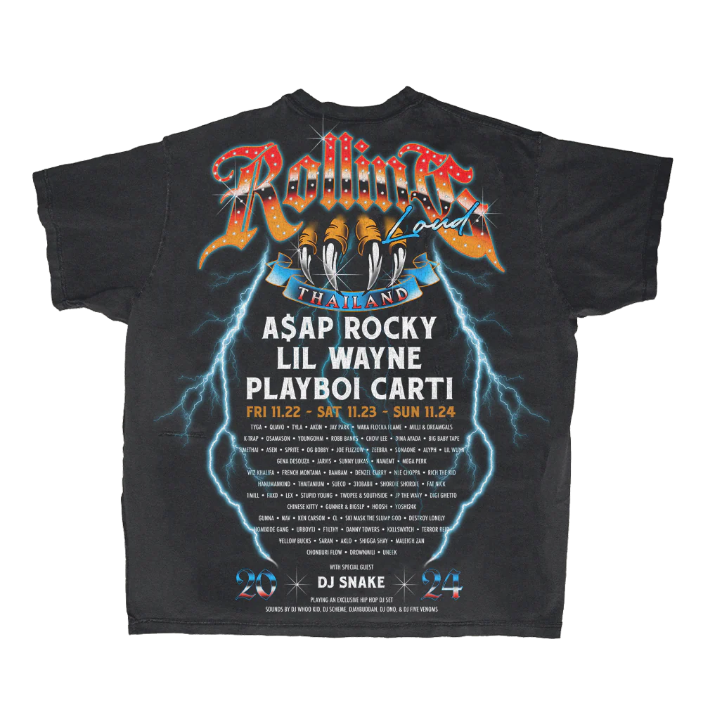 RL Thailand 24 Condor Washed Black Lineup Tee - Image 2