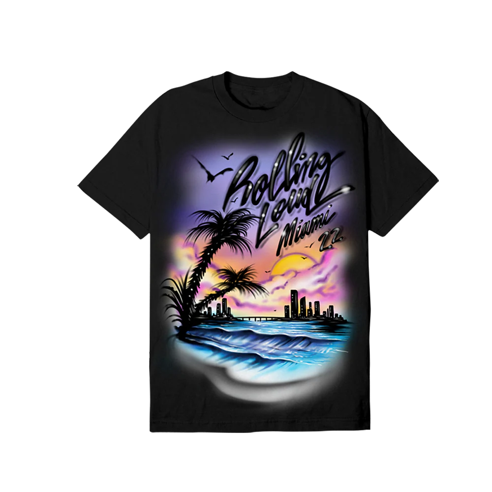 RL The Magic City T Shirt Black Miami 22'