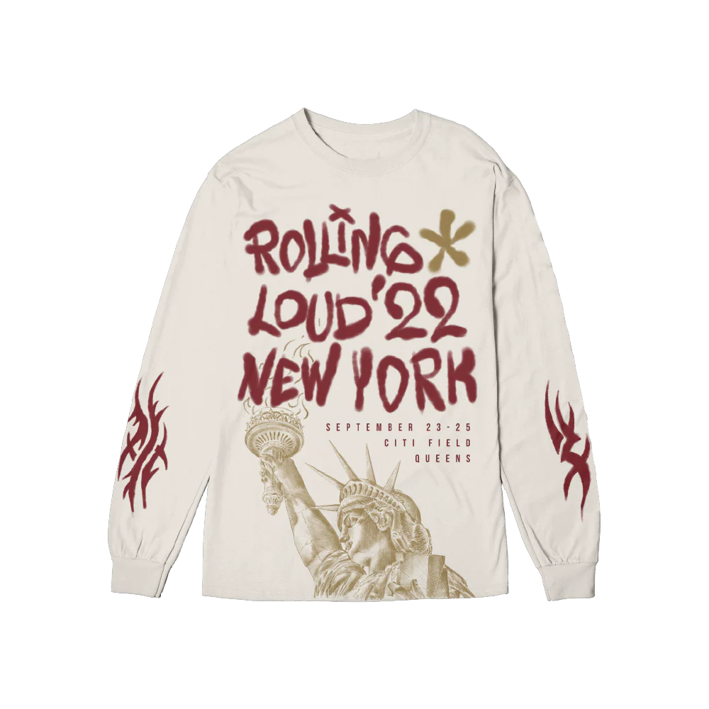 RL Tribal Metro Long Sleeve Tee Cream NYC 22