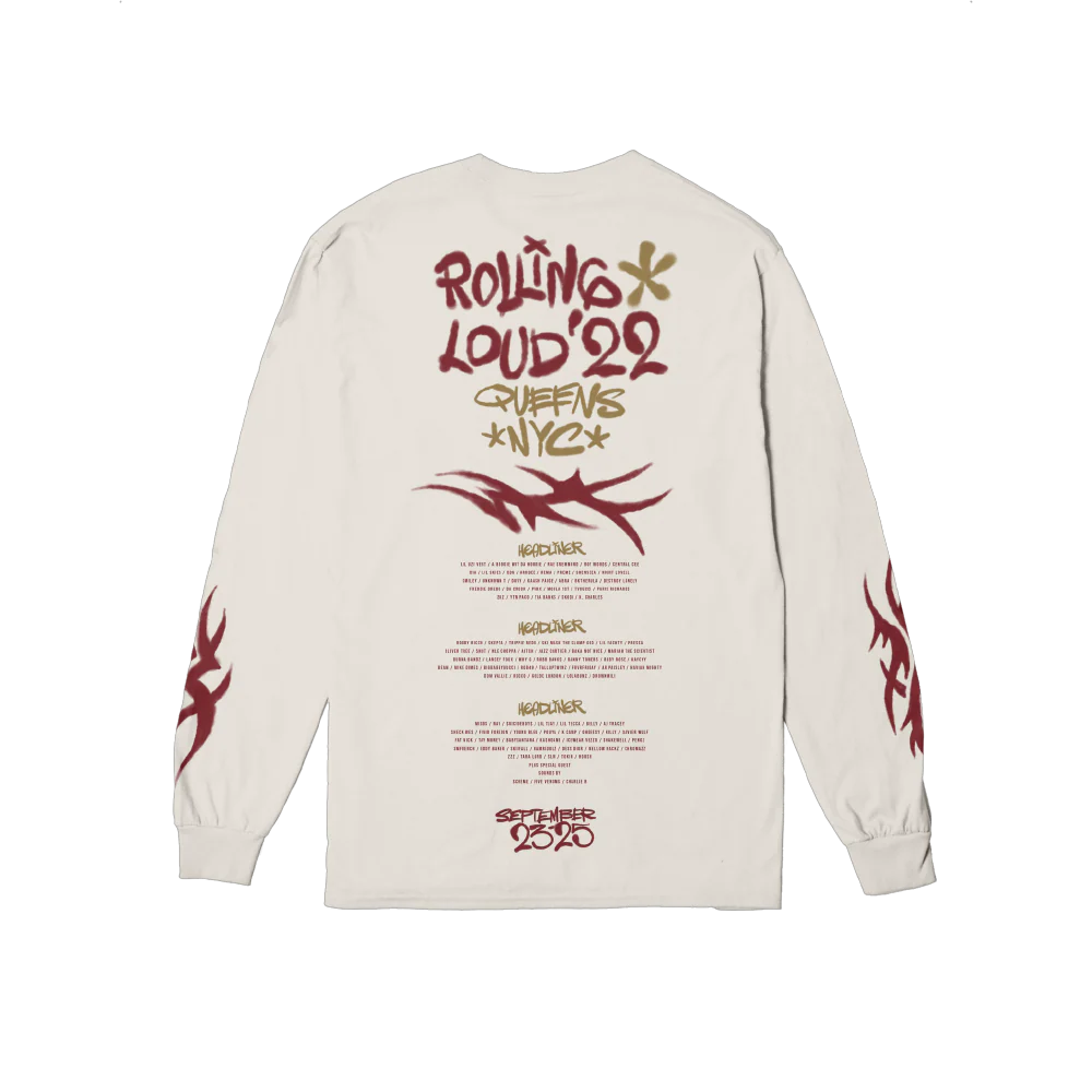 RL Tribal Metro Long Sleeve Tee Cream NYC 22 - Image 2