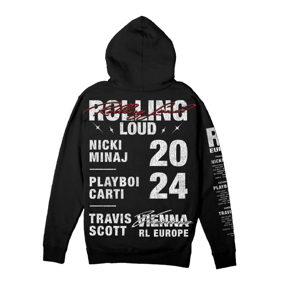 RL Vienna 24 Black Virgen Hoodie - Image 2