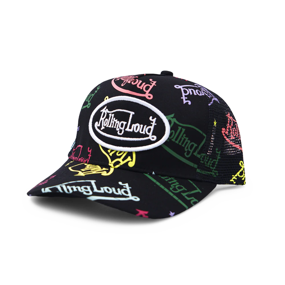 RL Von Loud Black Trucker Hat - Image 2