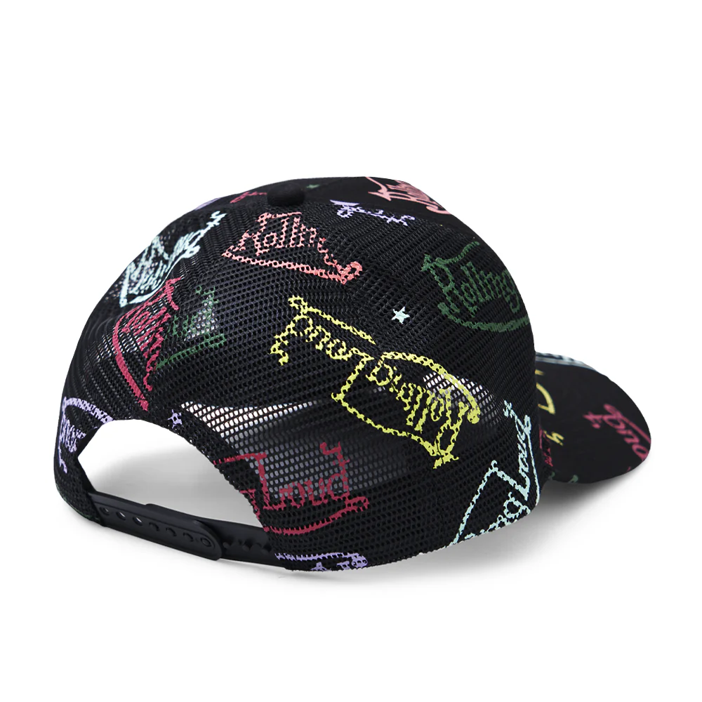 RL Von Loud Black Trucker Hat - Image 3
