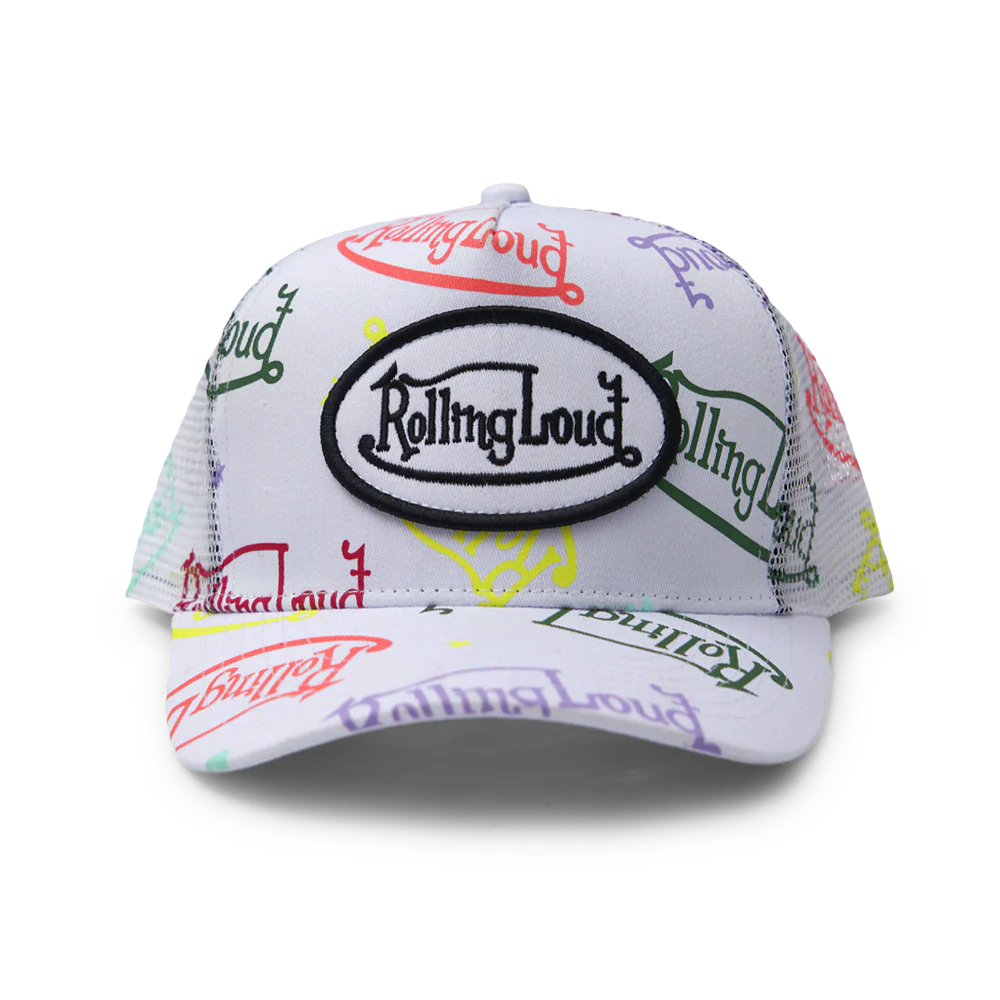 RL Von Loud White Trucker Hat - Image 2