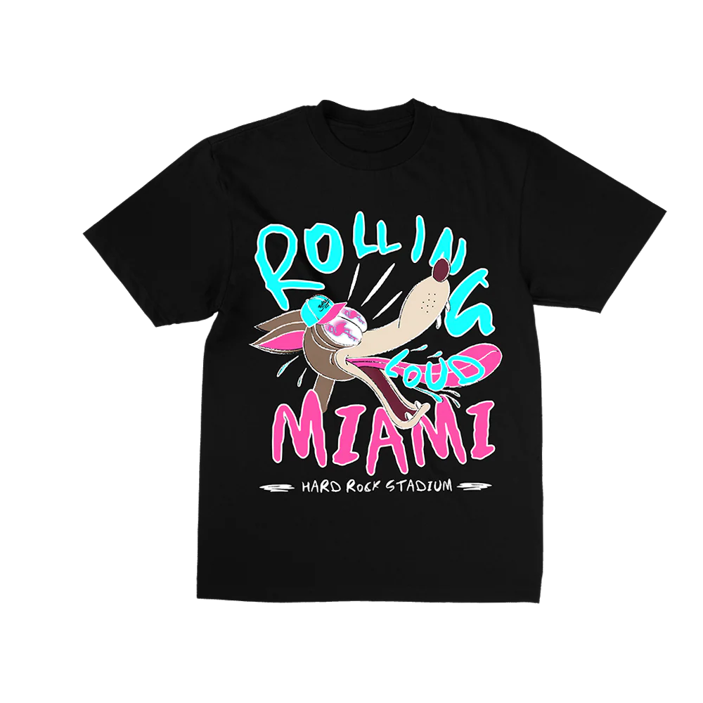RL Wolf T Shirt Black Miami 22