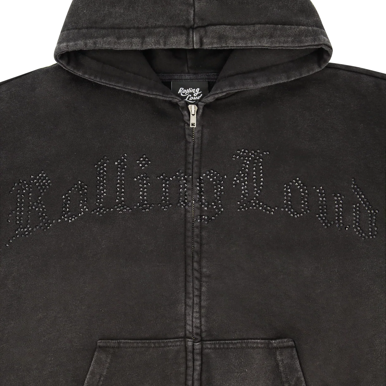 RL Worldwide Bling Black Zip Hoodie - Image 6