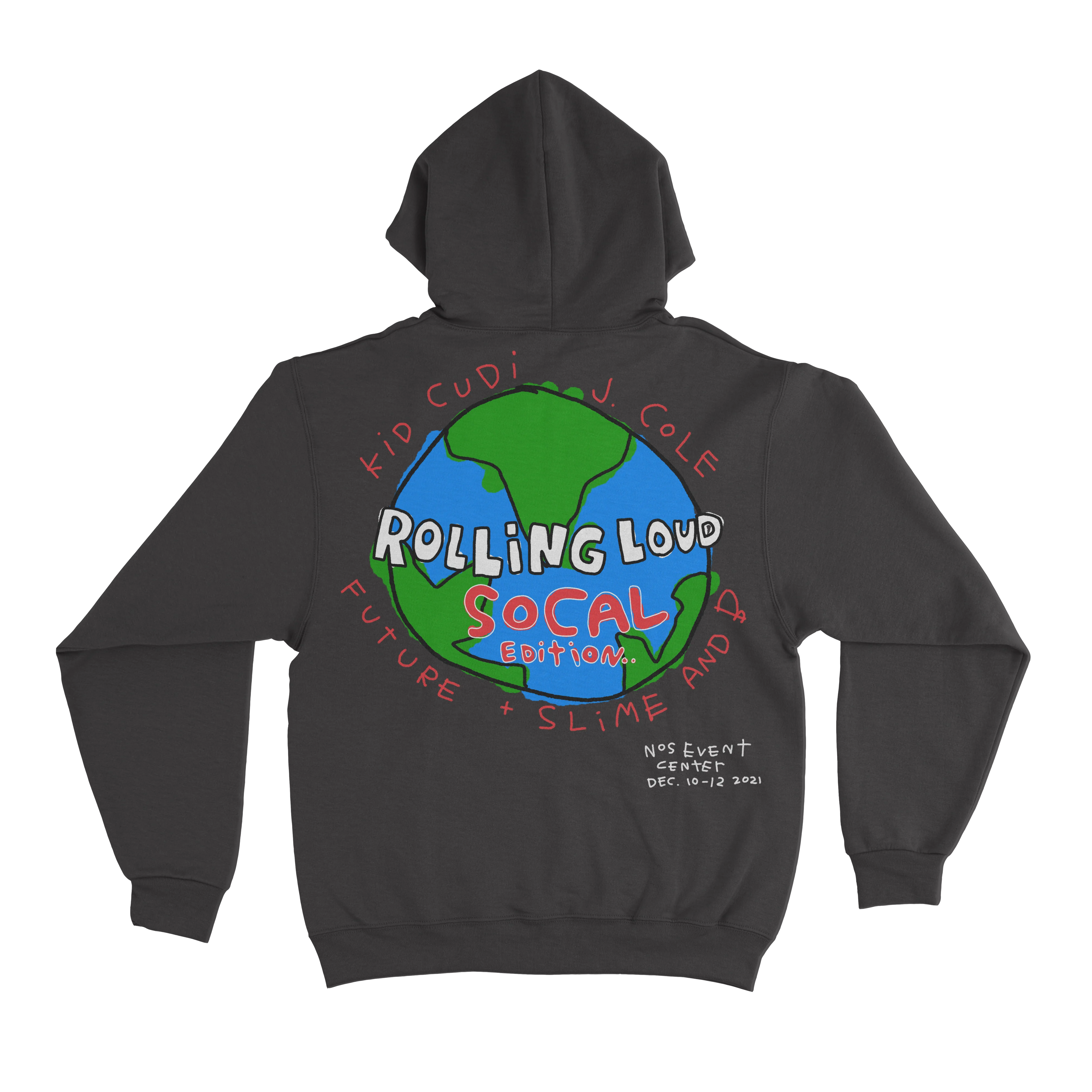 RL x B2SS Earth Hoodie LA 2021 - Image 2