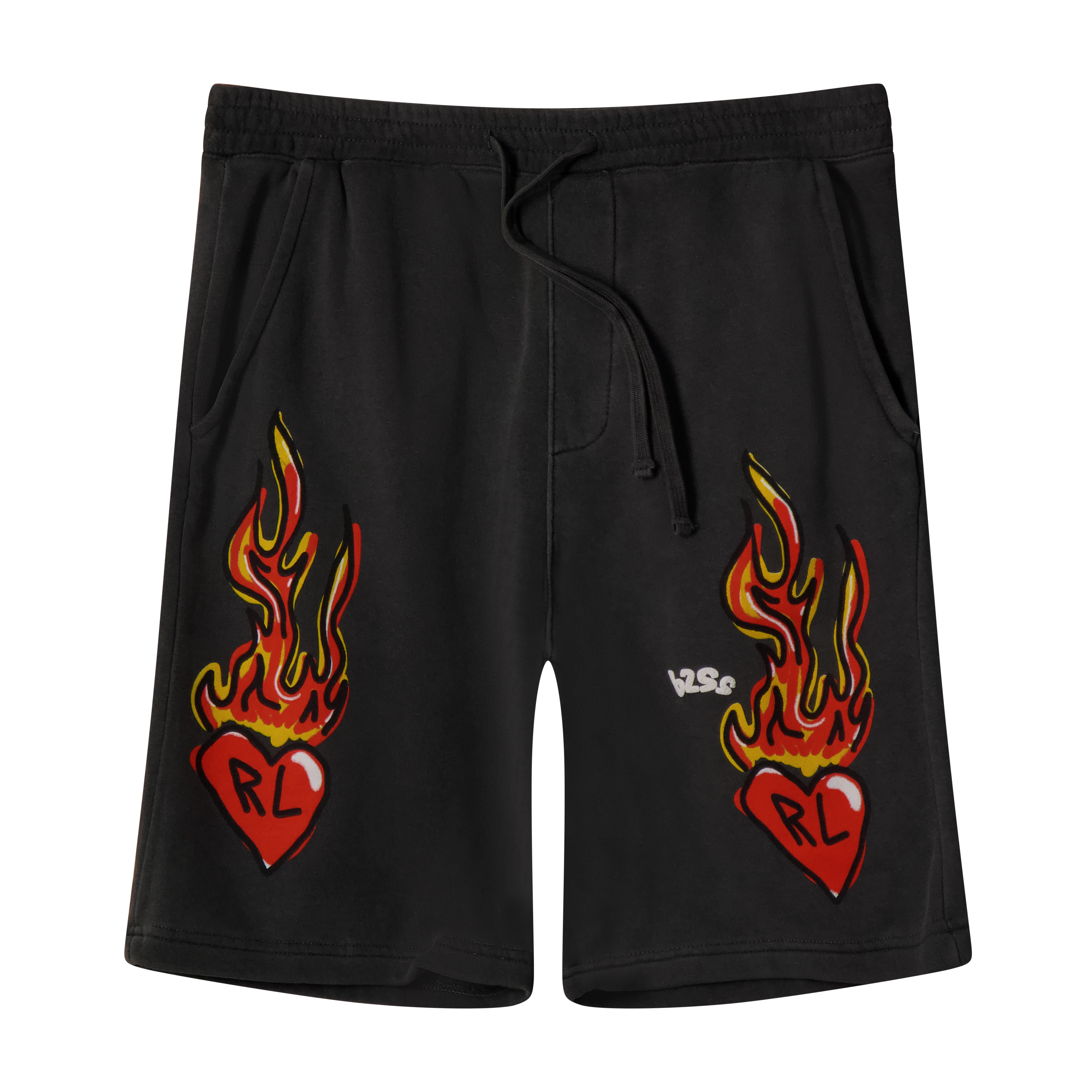RL X B2SS I Want My RL Washed Black Shorts