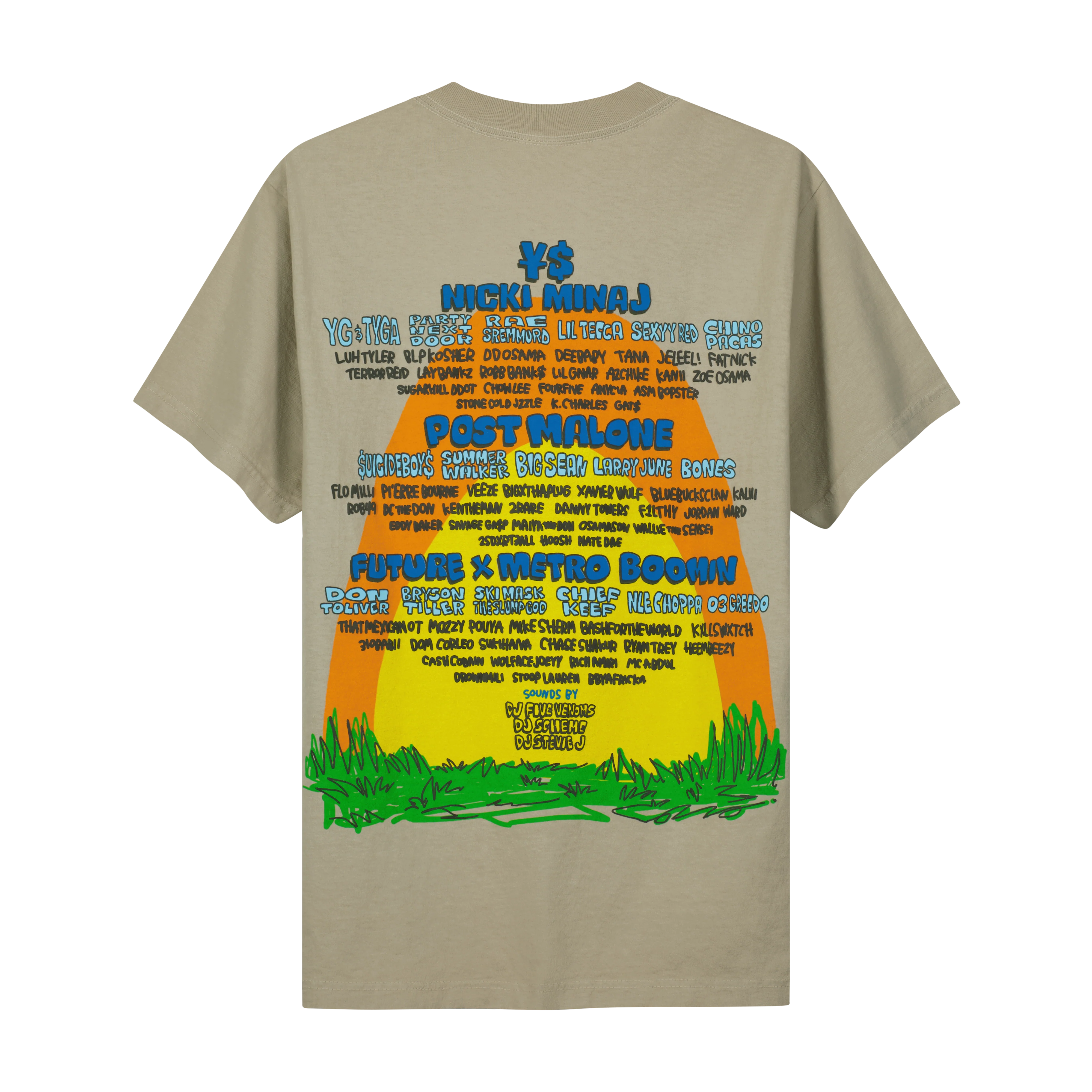 RL X B2SS Sunny Flowers Sand Lineup Tee - Image 2