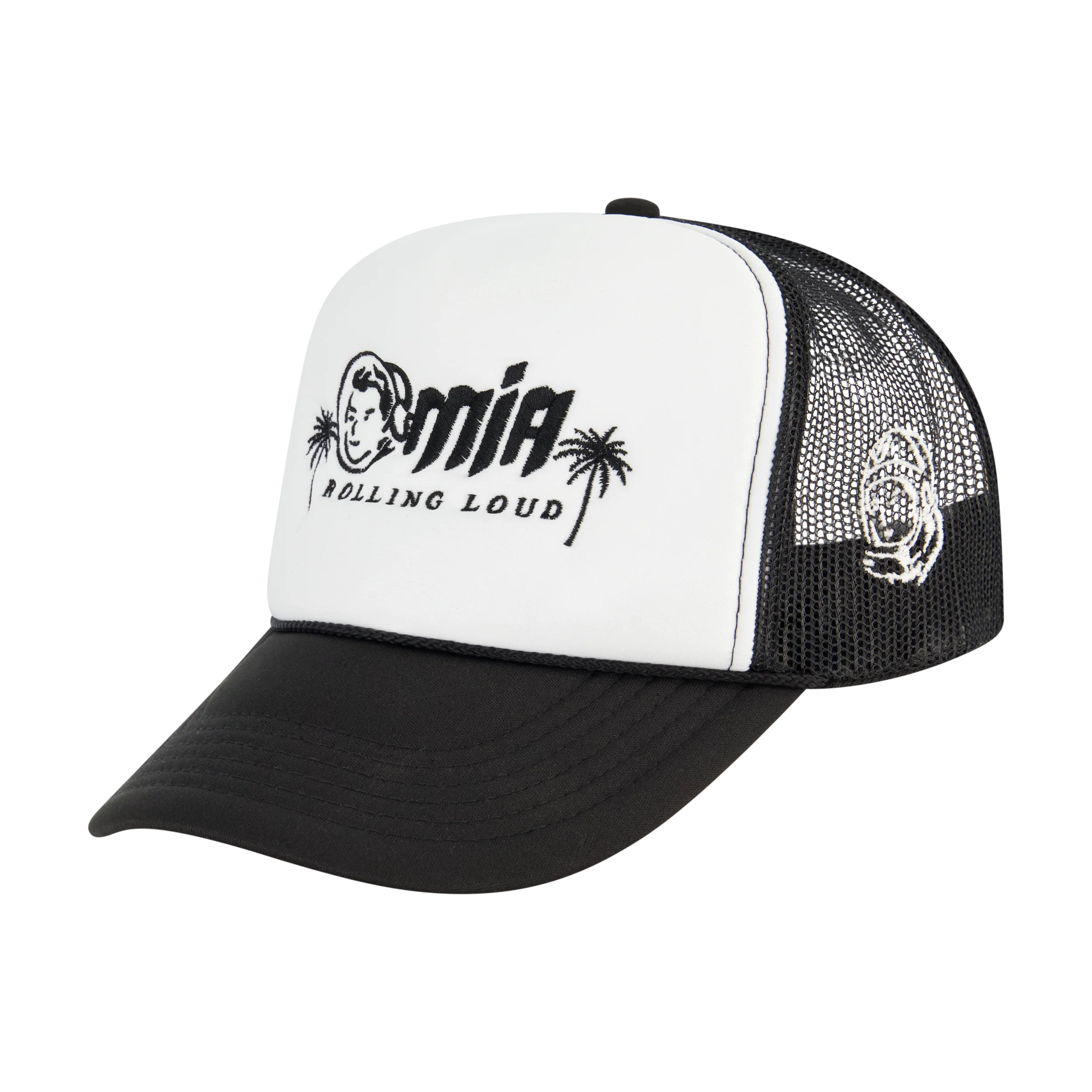 RL X BBC Astro Miami Black & White Trucker Hat - Image 2