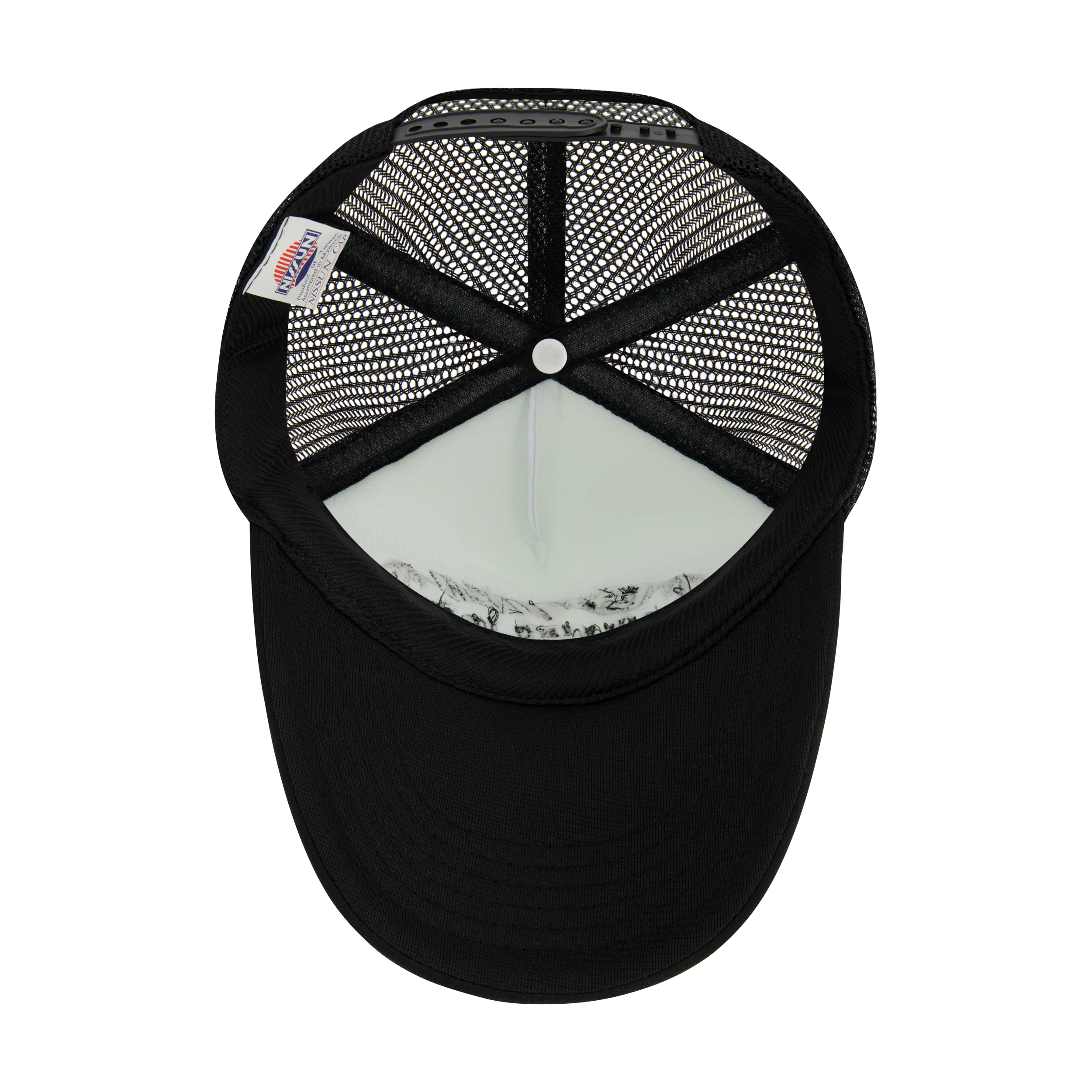 RL X BBC Astro Miami Black & White Trucker Hat - Image 4