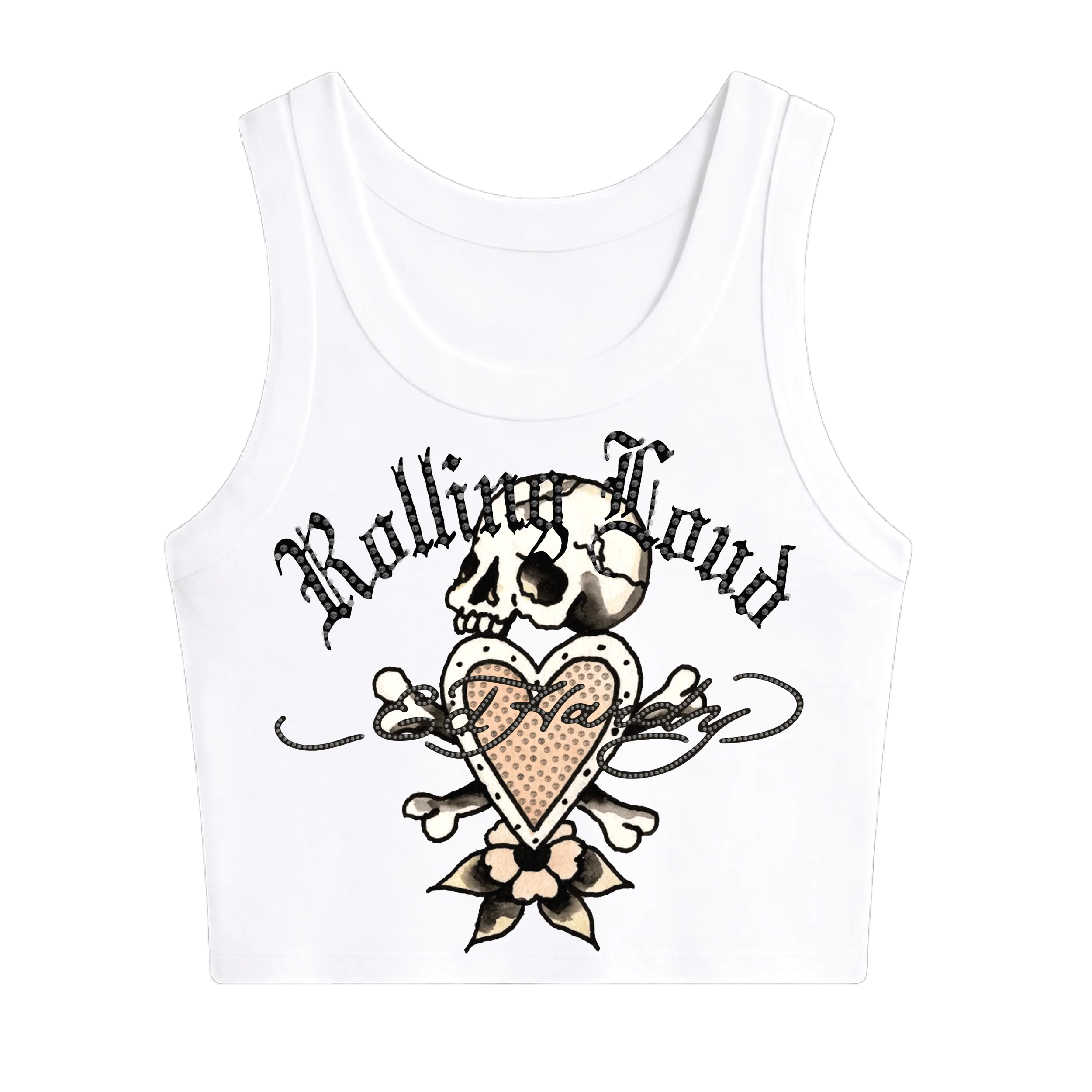 RL X ED HARDY SACRED HEART TANK TOP