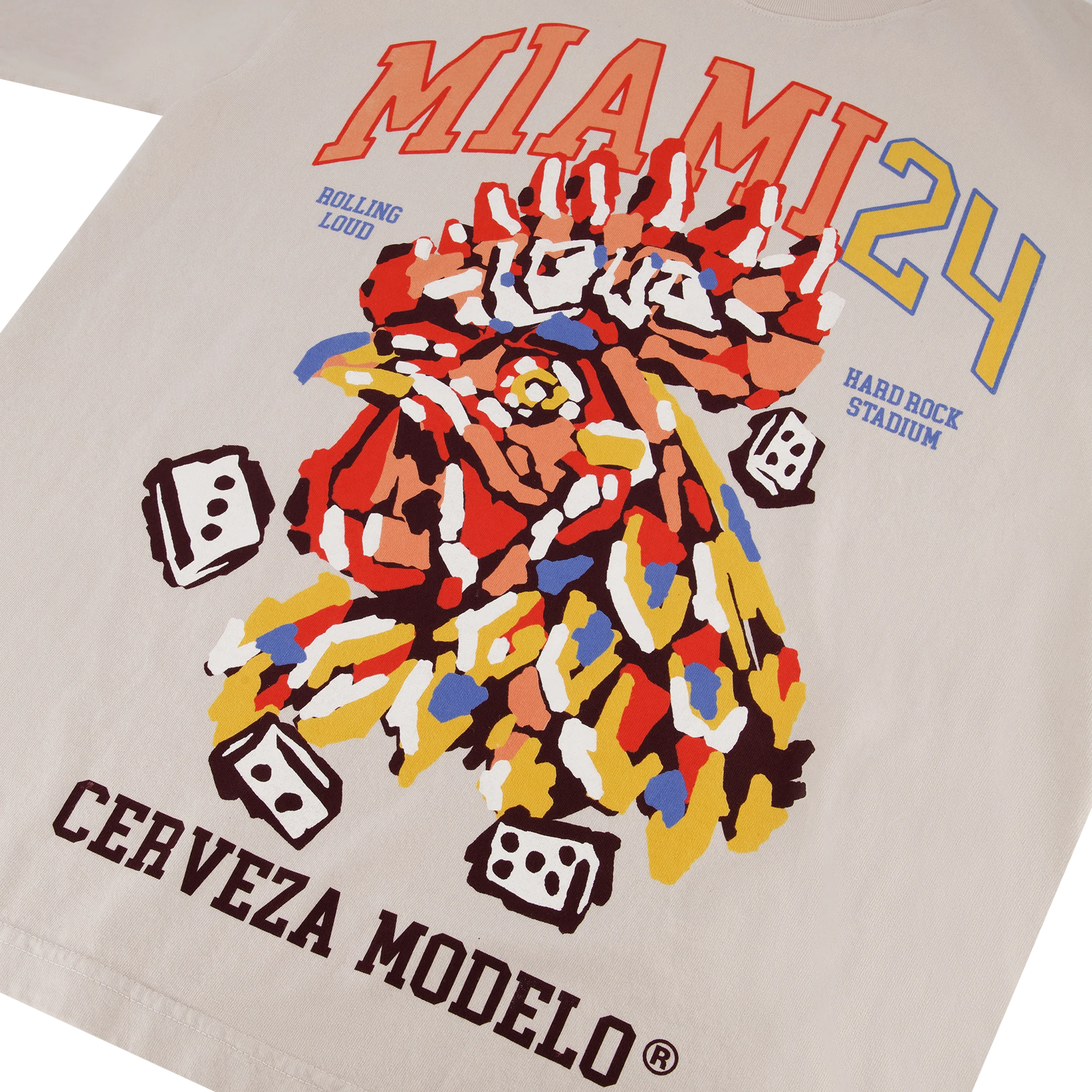 RL X Modelo  Loud Rooster Cement Tee ( Online Exclusive ) - Image 3