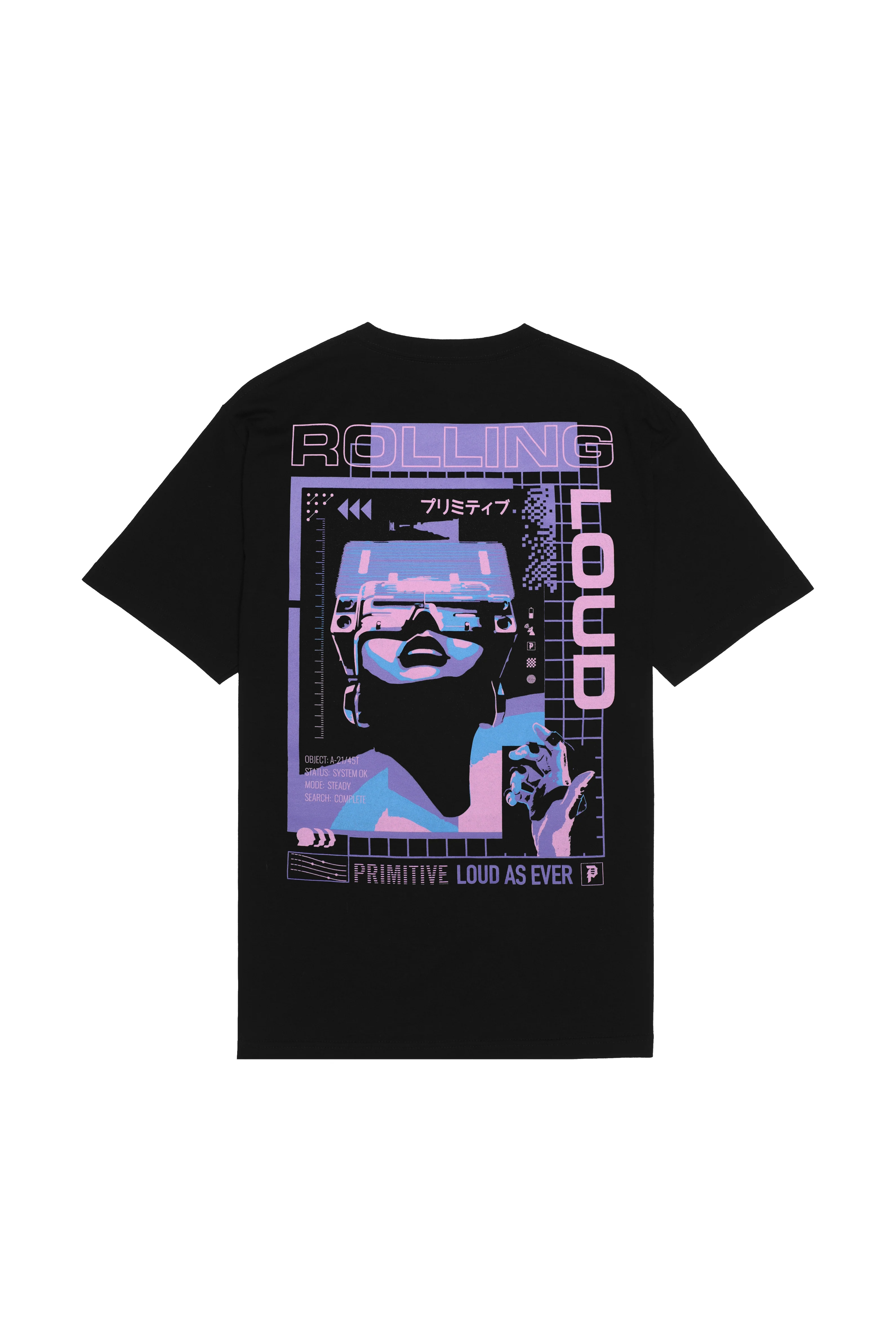 RL x Primitive Frequency Black Tee - Image 2