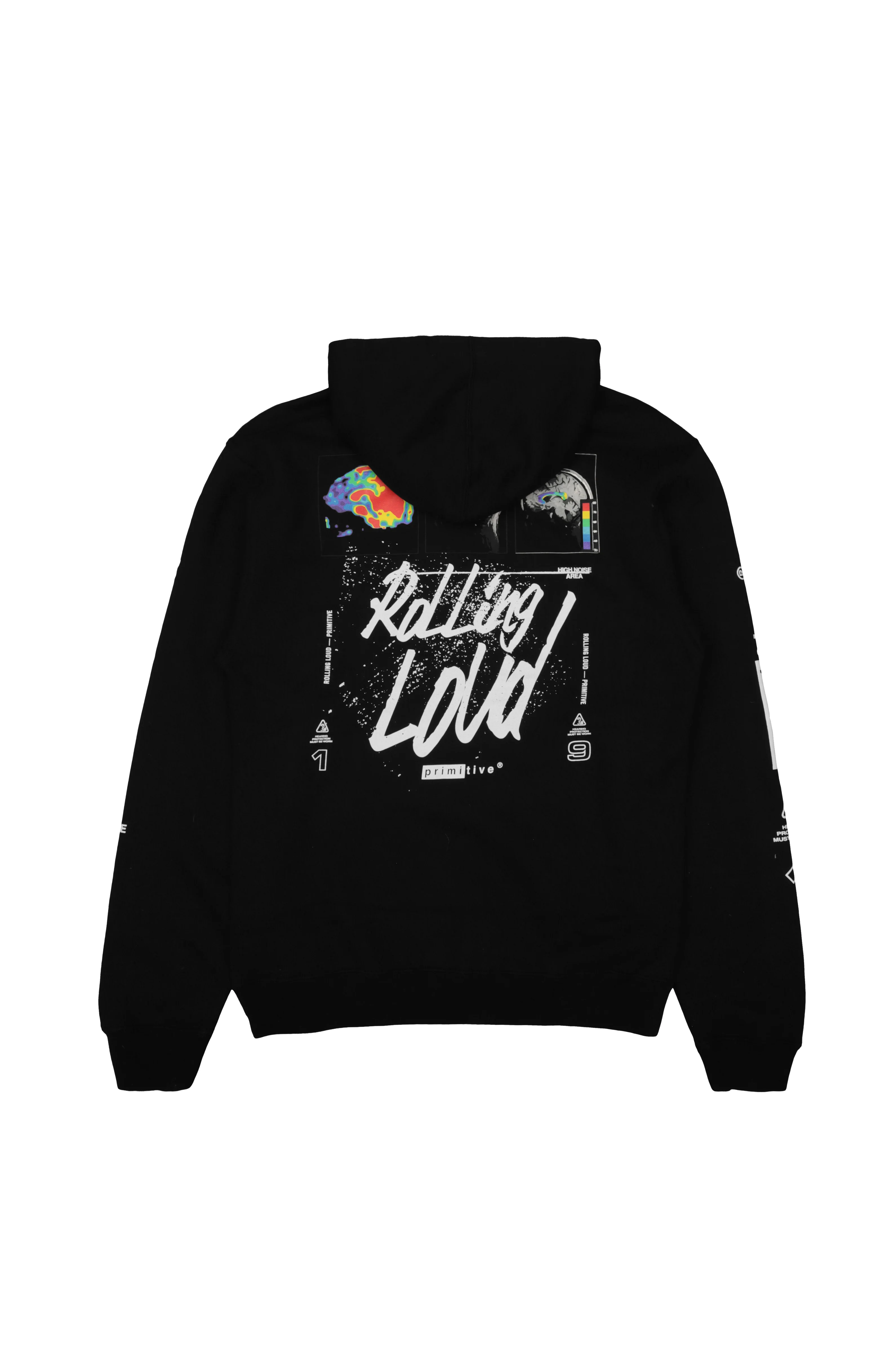 RL x Primitive High Noise Black Hoodie - Image 2