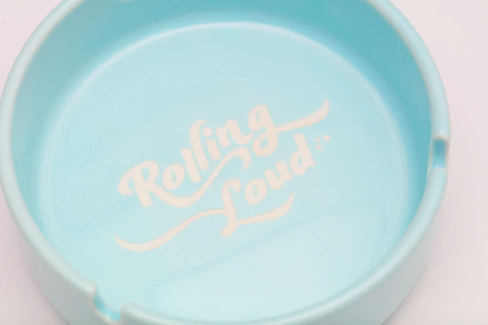 Rolling Loud Blue Ceramic Ashtray - Image 2