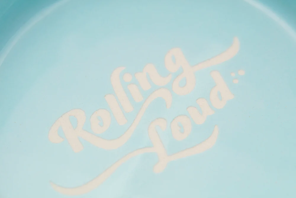 Rolling Loud Blue Ceramic Ashtray - Image 3