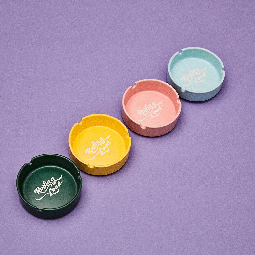 Rolling Loud Green Ceramic Ashtray - Image 2