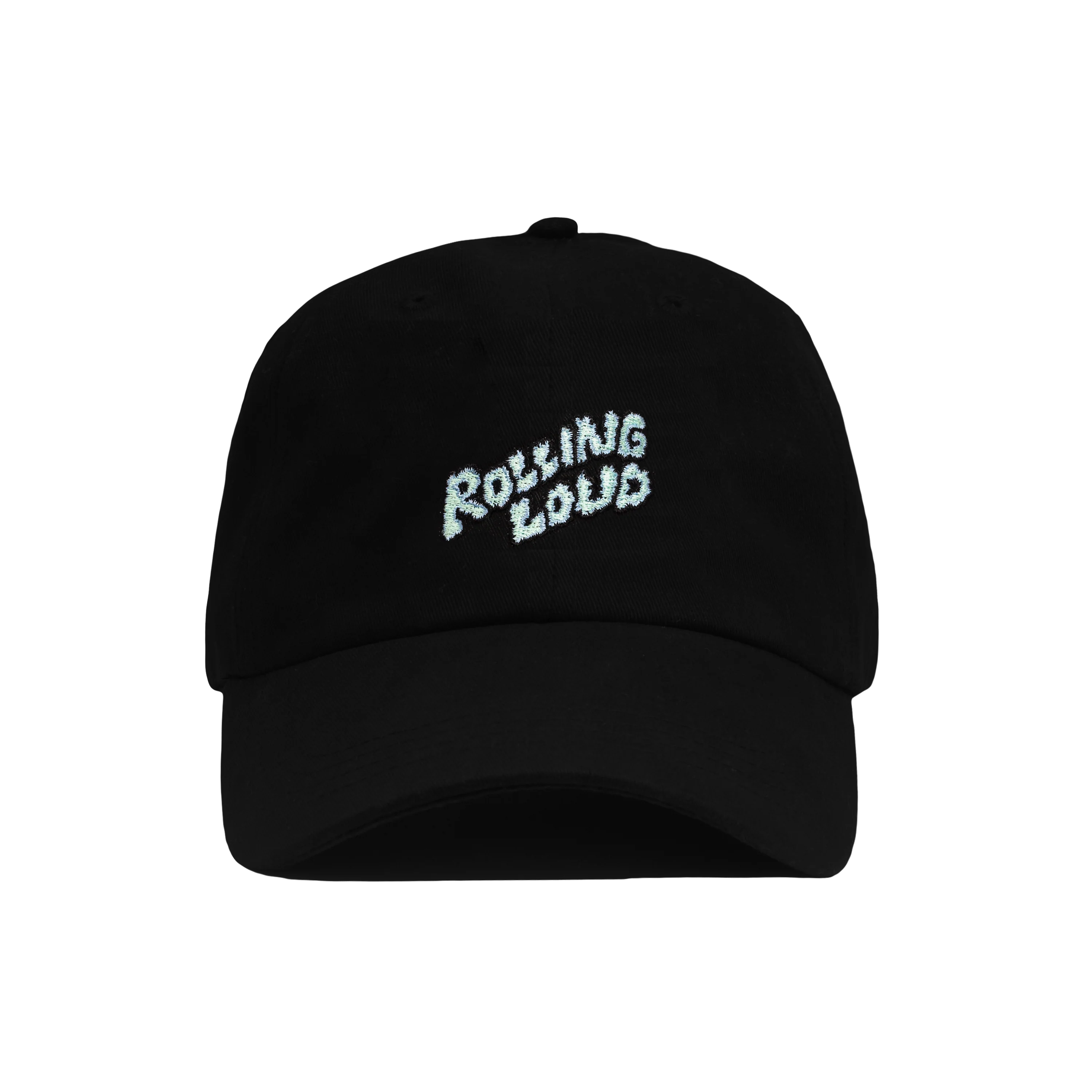 Rolling Loud Miami Black Dad Hat with Puffy Logo
