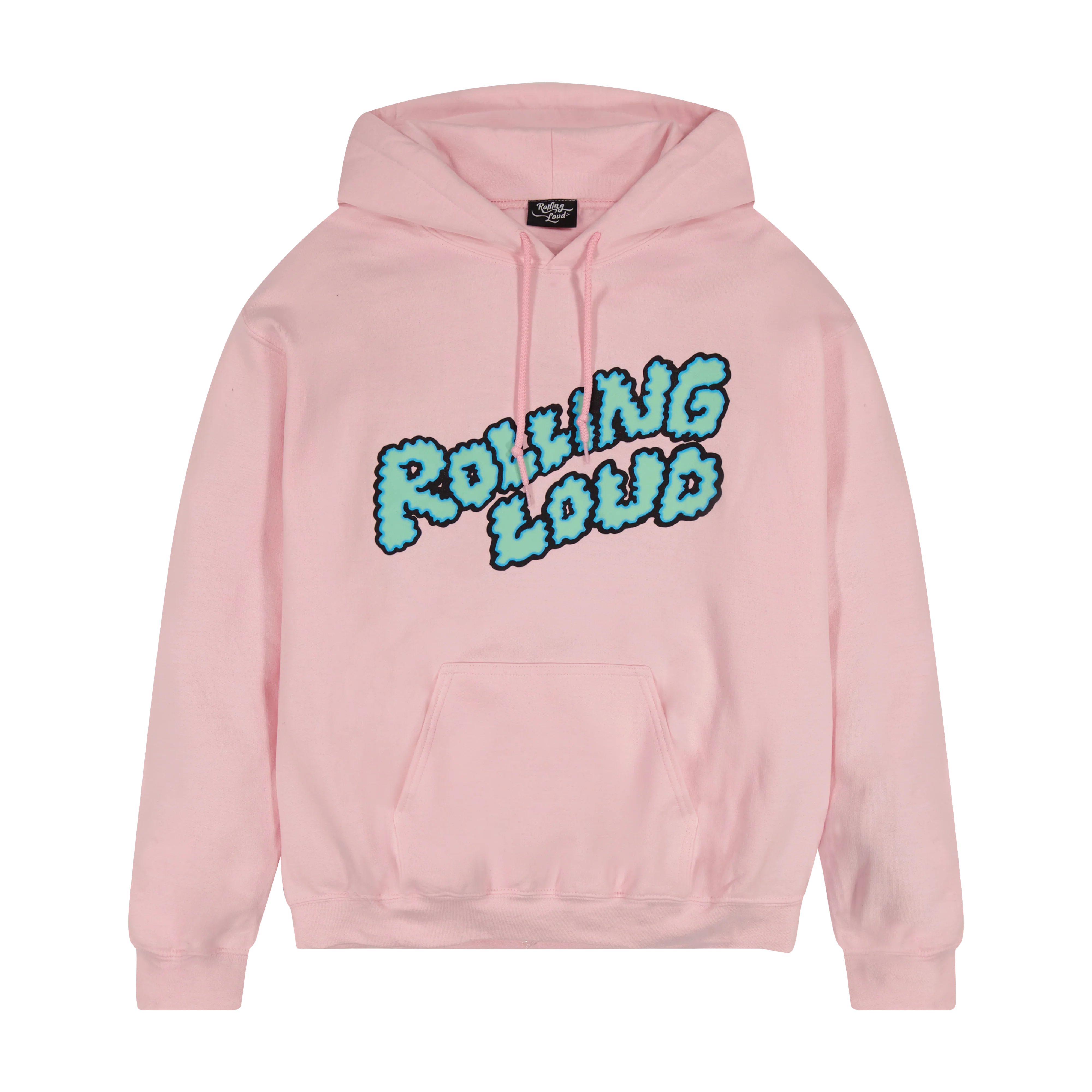 Rolling Loud Pink Puffy Logo Hoodie