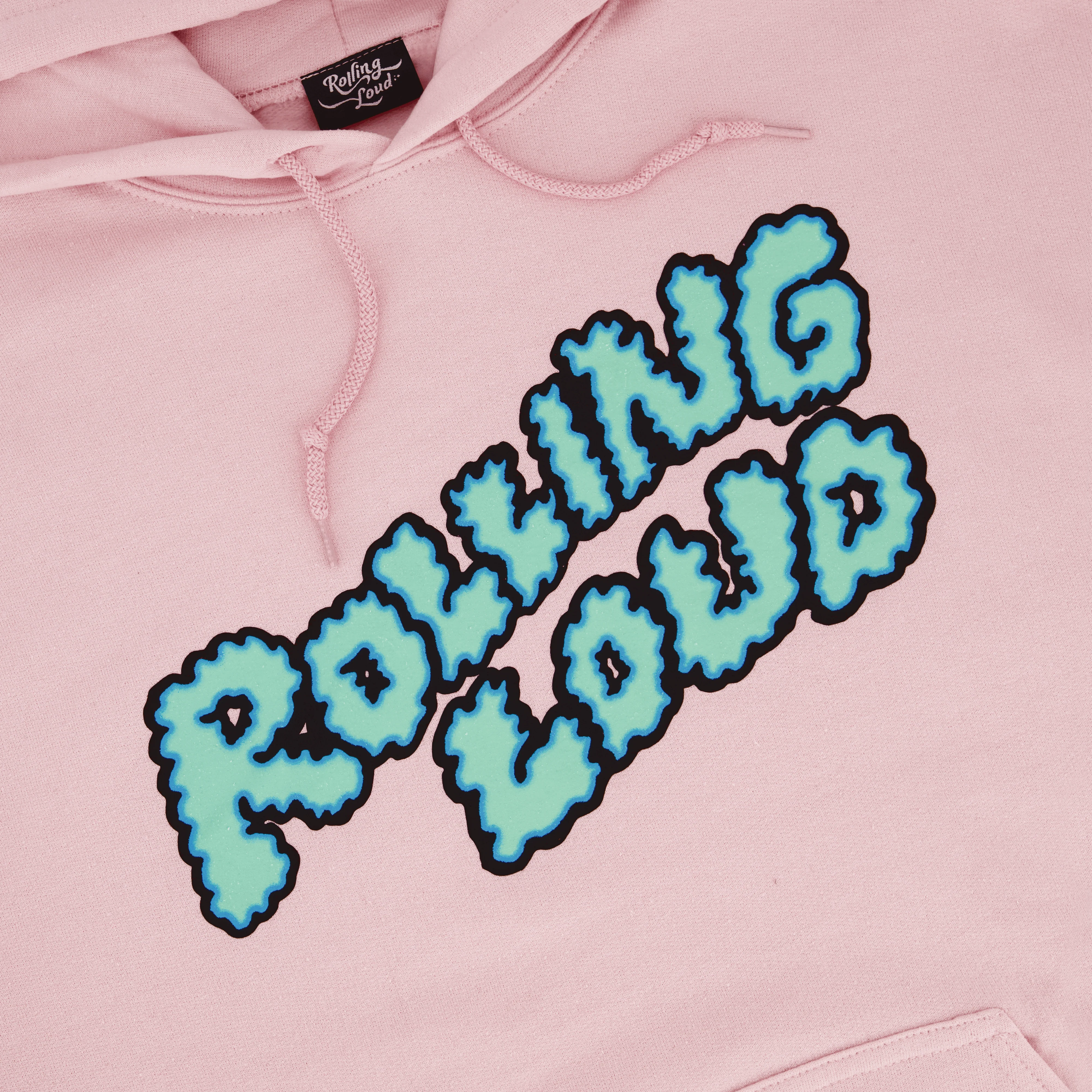 Rolling Loud Pink Puffy Logo Hoodie - Image 3