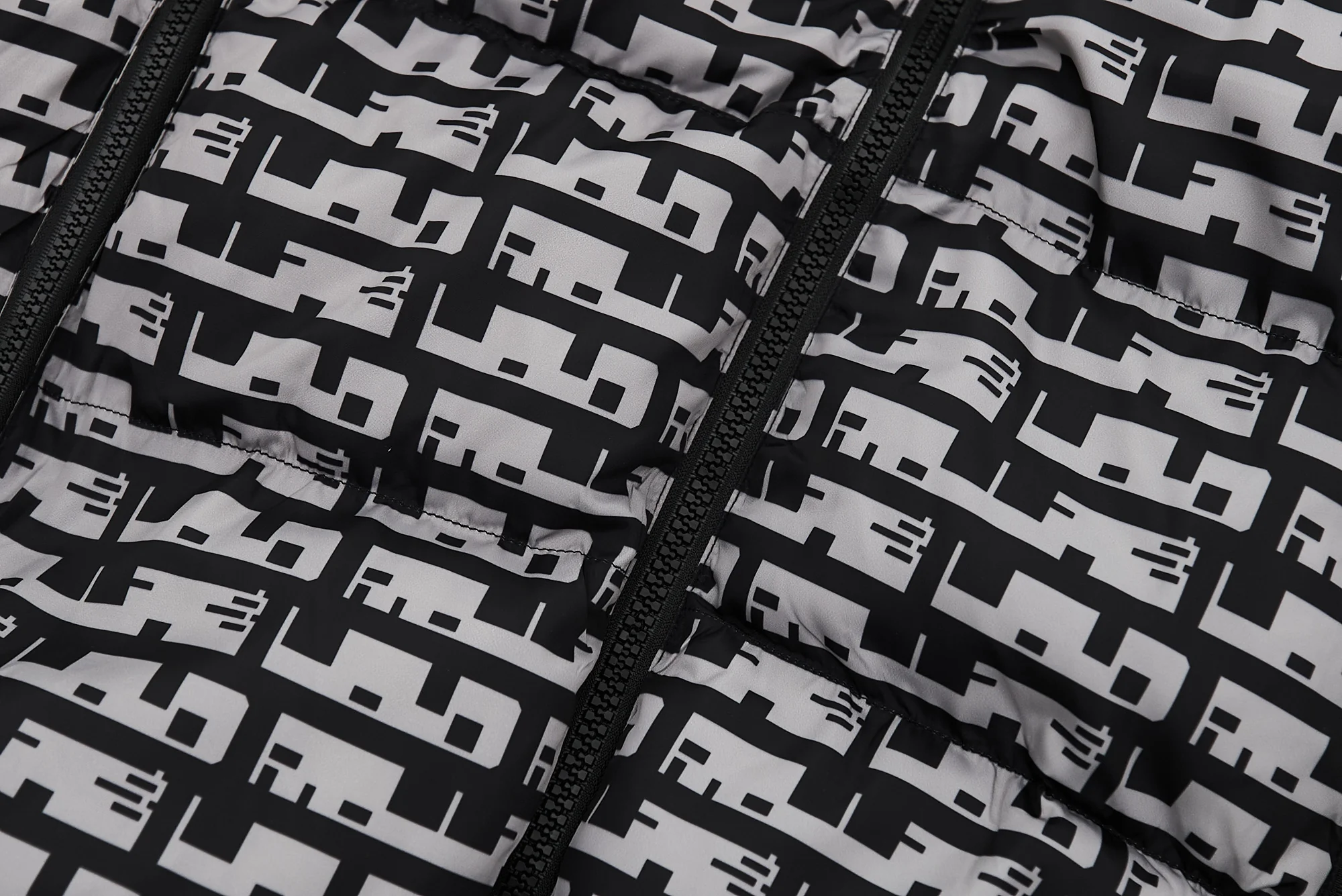 Loud Pattern Puffer Jacket - Image 3